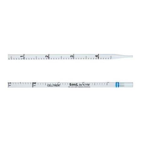 Celltreat CELLTREAT 5ml Serological Pipet, Individually Wrapped in Bags, Sterile, 200/Case 229005B